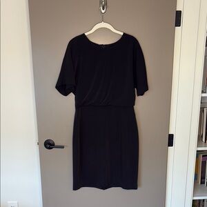 Banana Republic Black Sheath Dress with Dolman Sleeves - Size 8